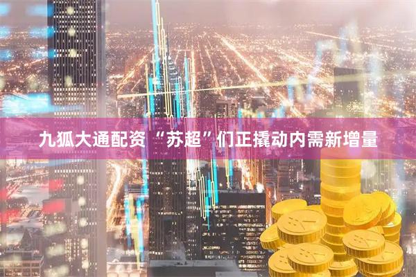 九狐大通配资 “苏超”们正撬动内需新增量