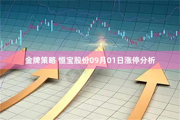 金牌策略 恒宝股份09月01日涨停分析