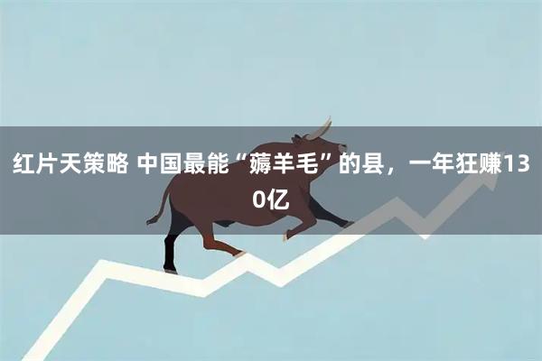 红片天策略 中国最能“薅羊毛”的县，一年狂赚130亿